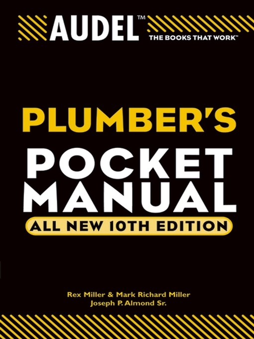 Title details for Audel Plumbers Pocket Manual by Rex Miller - Available